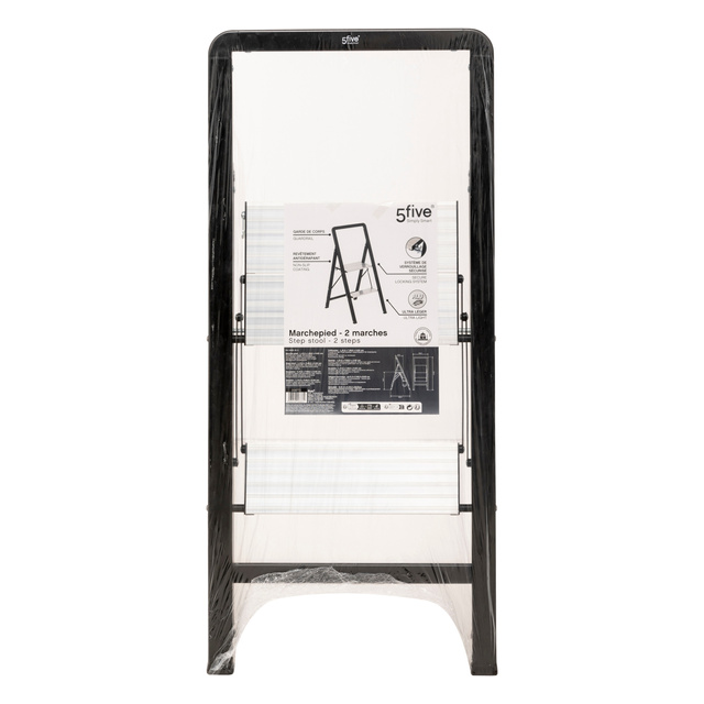 Scară din aluminiu cu 2 trepte EASY, înălțime 83 cm