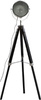Lampă cu 3 picioare, înălțime 152 cm, neagră