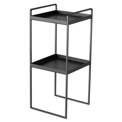 Etajera metalica  Como pentru  flori sau  decoratiuni,  54 cm, negru