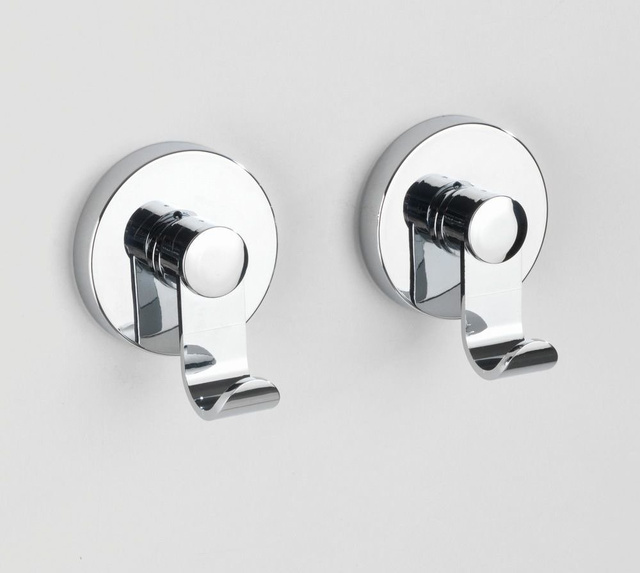 Umerase pentru prosoape cu vid - Loc, argintiu, WENKO