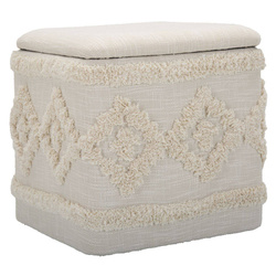 Taburet cu spatiu depozitare, patrat, 40 x 40 cm