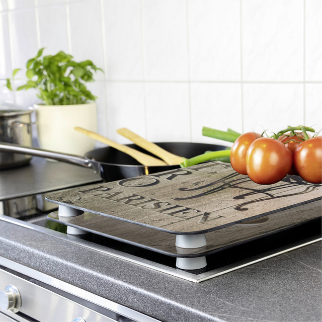 Plăci de protecție din sticlă pentru aragaz, CAFE BISTRO - 2 bucăți, WENKO, bistro