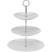 Platou rotund pentru prăjituri, torturi, fructe - 3 niveluri, ceramică