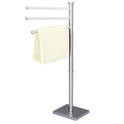 Suport pentru prosoape MATT - cu 3 brațe, metalic, ZELLER