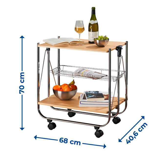 Masa de bar pe roți DELUXE DINETT, WENKO, model 1