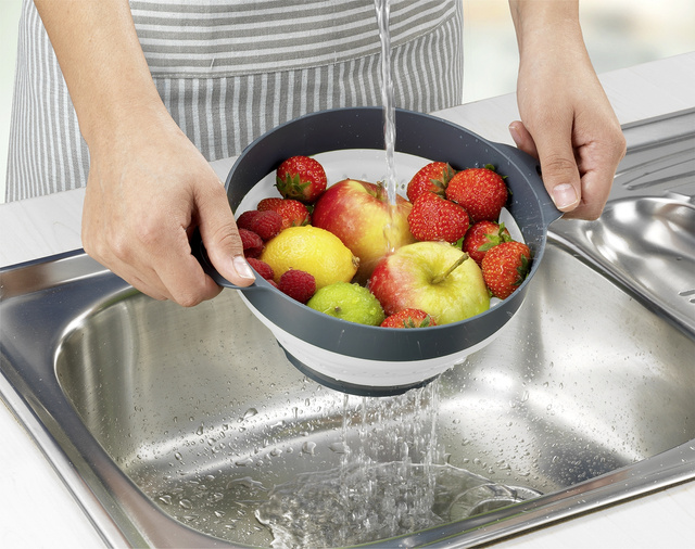 Set bucatarie: bol si strecuratoare, 3 l, Maximex