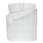 Set de lenjerie din bumbac satinat cu modele în culoarea albastră, 200 x 220 cm, Esprit