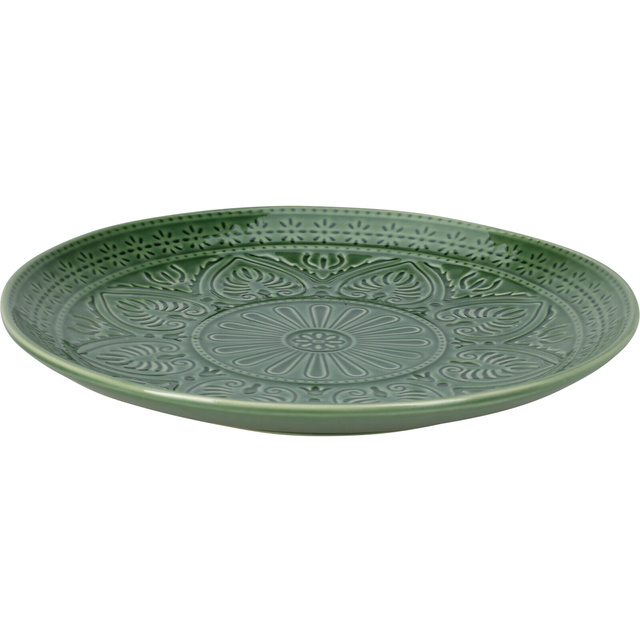 Placa ceramica cu model canelat, Ø 26,5 cm
