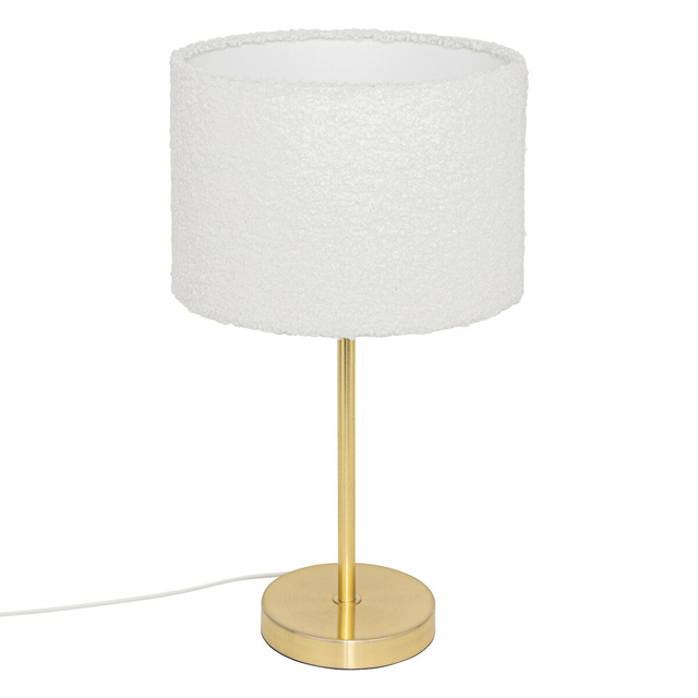 Lampa de masa TINA cu abajur boucle, inaltime 49 cm 