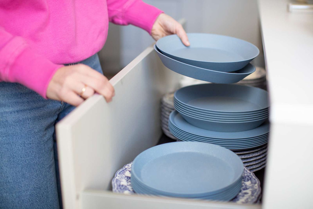 Farfurii, adânci CONNECT, Ø 24 cm, 4 bucăți, KOZIOL