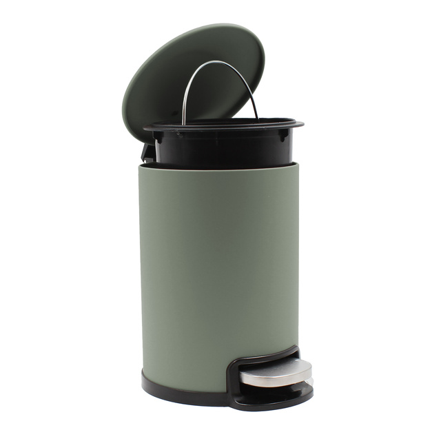 Coș de gunoi de baie cu închidere moale, 3 l, METALINE