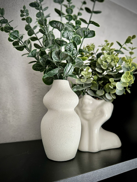 Vaza decorativa din ceramica, inaltime 14 cm