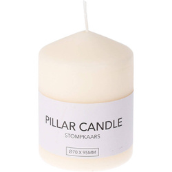 Lumânare cilindrică din parafină, Ø 7 x 9,5 cm