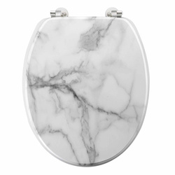 Scaun WC MDF, 37,5 x 47 cm, MARBRE