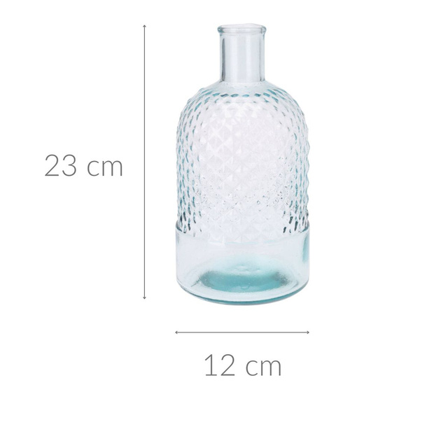 Vaza din sticla reciclata, 23 cm