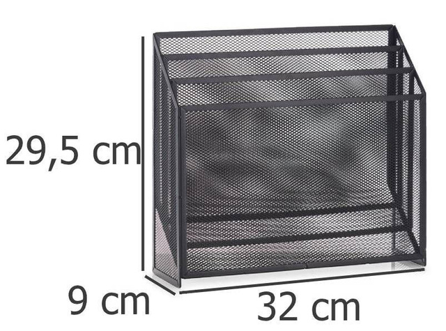 Suport metalic pentru ziare si reviste, organizator pentru presa.