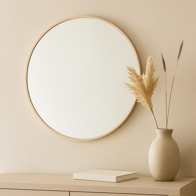 Oglindă de perete rotundă SORO, Ø 50 cm