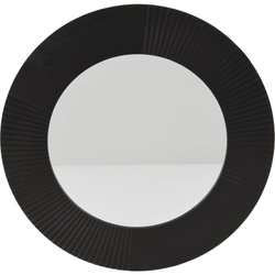 Oglinda rotunda, rama neagra