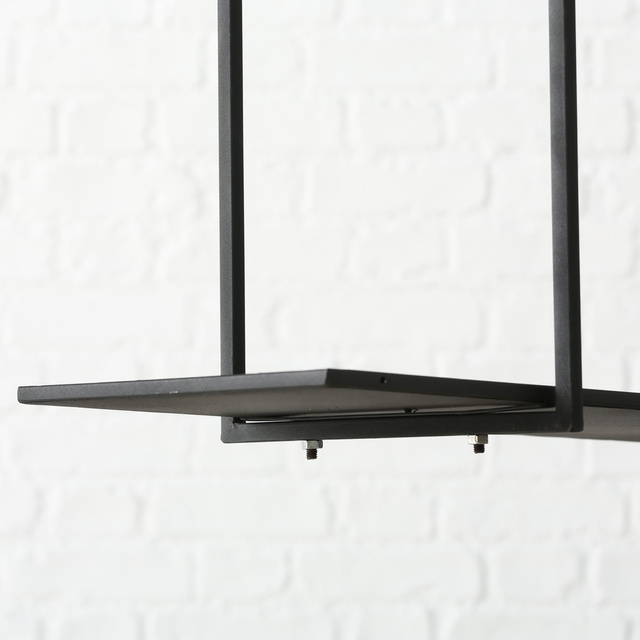 Raft decorativ suspendat din metal, FRIDOLIN, 100 cm