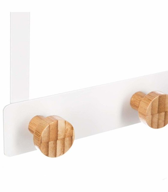 Cuier pentru usa, 5 carlige din bambus