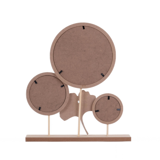 Ramă pentru 3 fotografii, rotundă, Ø 7,5 cm, Ø 10,5 cm, Ø 17 cm