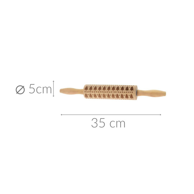 Sucitor din lemn cu model, Ø 5 cm