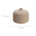 Vaza decorativa din ceramica, inaltime 7,5 cm