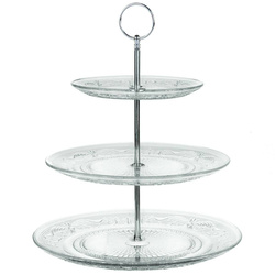 Platou pentru prajituri cu 3 iveluri