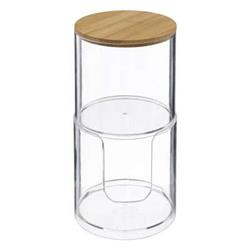 Recipient pentru dischete demachiante și bețișoare Selena, 18,1 cm