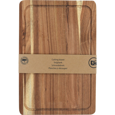 Tăviță de tăiat din lemn WOOD, 37 x 25 x 1,6 cm