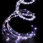 Instalare exterior, cascadă, 600 LED-uri