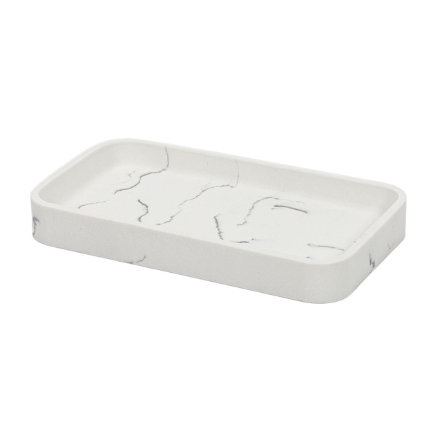 Tavă decorativă, model marmură, 19,2 x 11,3 x 2,5 cm