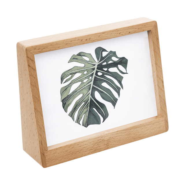 Rama foto din lemn de stejar, 10 x 15 cm