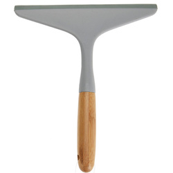 Racleta de geam cu maner din bambus