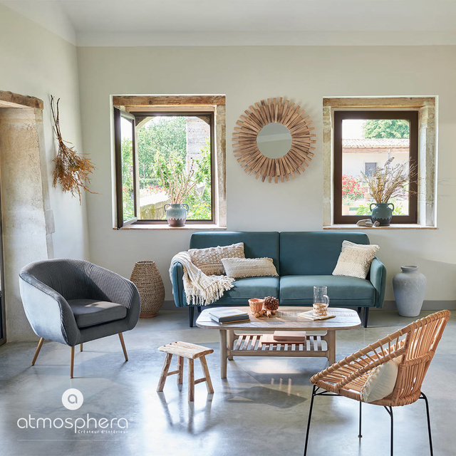 Perna decorativa, bumbac, boho, 40 x 40 cm