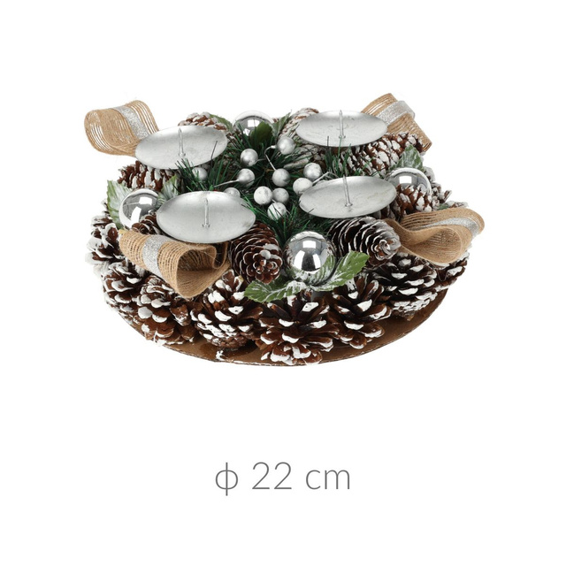 Sfeșnic Advent, coronita, Ø 22 cm