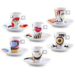 Set de servire cafea FACES, 12 piese, ZELLER, espresso