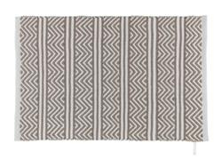 Covor de baie SHAKI, poliester reciclat, bej, model etnic, WENKO
