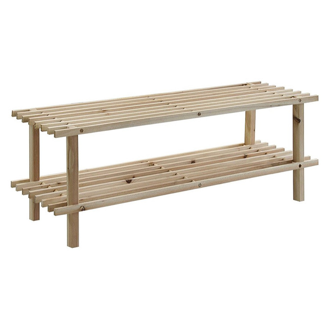 Suport din lemn pentru pantofi, încălțăminte, 2 niveluri, ZELLER