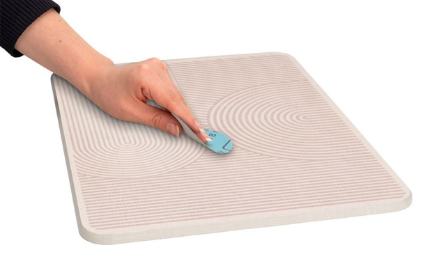 Covoraș de uscare diatomit DAMON, 40 x 30 cm