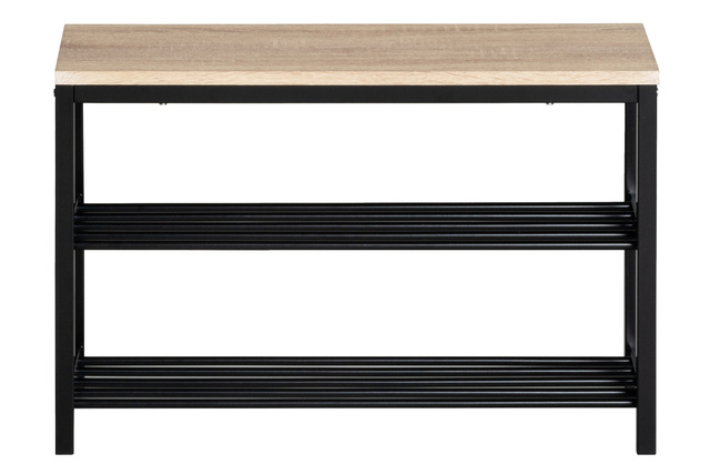Raft pentru pantofi cu banca, 30 x 80 x 51 cm
