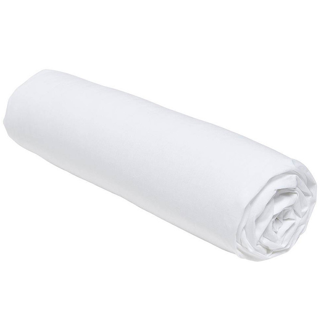 Cearsaf de pat cu elastic Plain, din bumbac, 160 x 200 cm