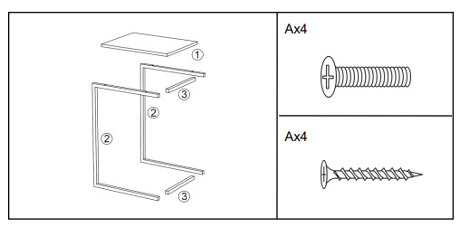 Masuta pentru laptop, 66,5 cm