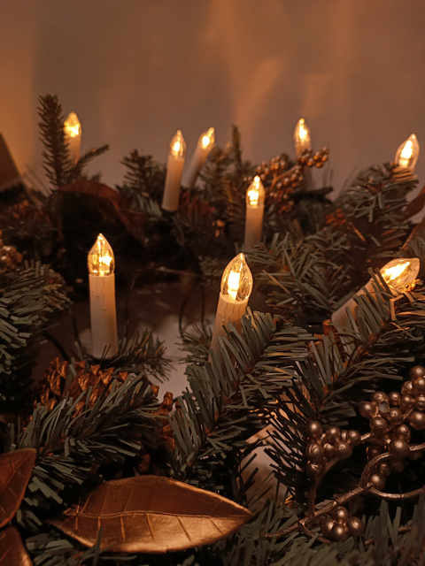 Lumânări decorative, 30 LED, interne