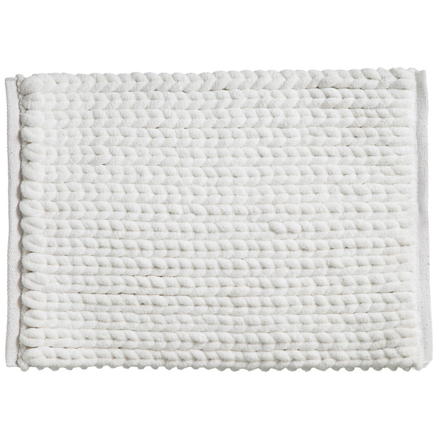 Covor de baie, 50 x 75 cm, alb
