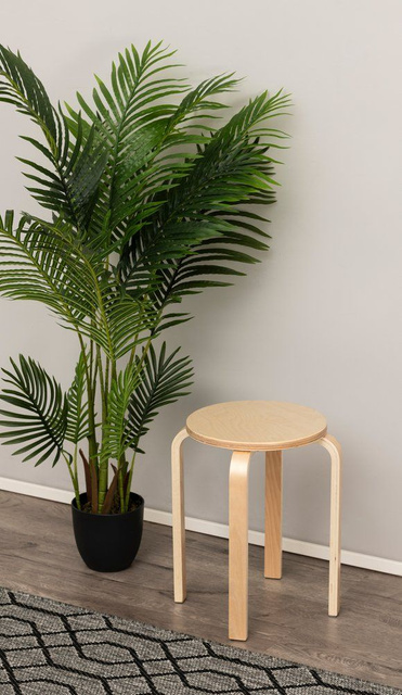 Scaun din lemn de mesteacăn, Ø 39 cm