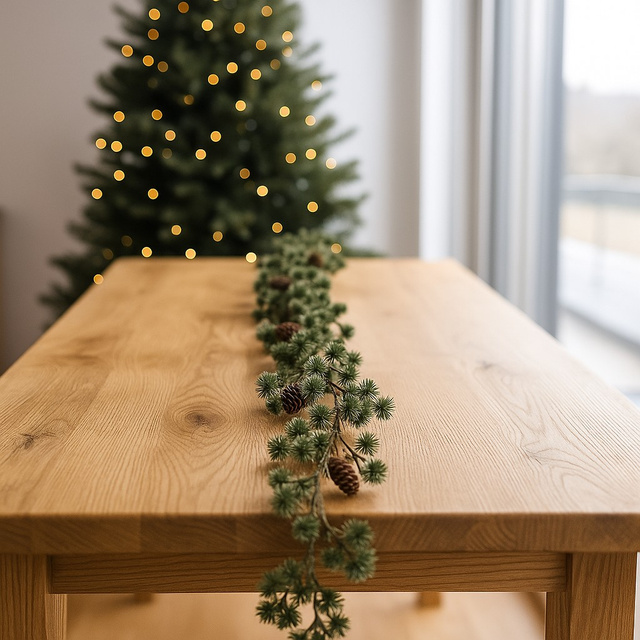 Ghirlandă de Crăciun din pin 180 cm, model 3