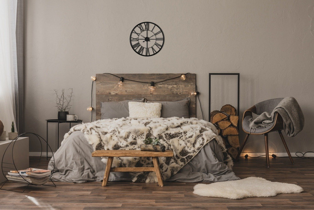 Ceas metalic, industrial, VINTAGE, mare, de perete, Ø 96 cm