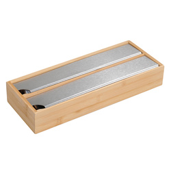 Cutter pentru folie, bambus, 33 x 13 x 5,5 cm, Kesper