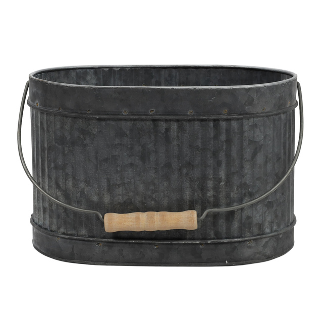 Set cutii de flori metalice, 3 buc in diferite dimensiuni